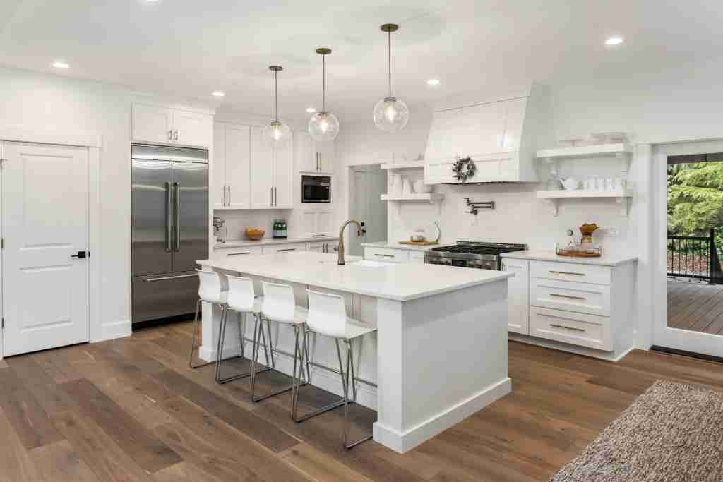 all white kitchen in barrie on