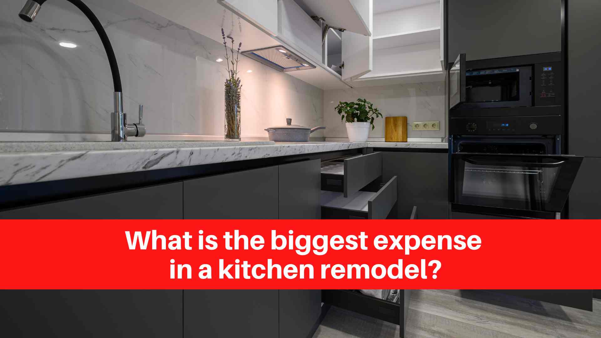 What is the biggest expense in a kitchen remodel (1)