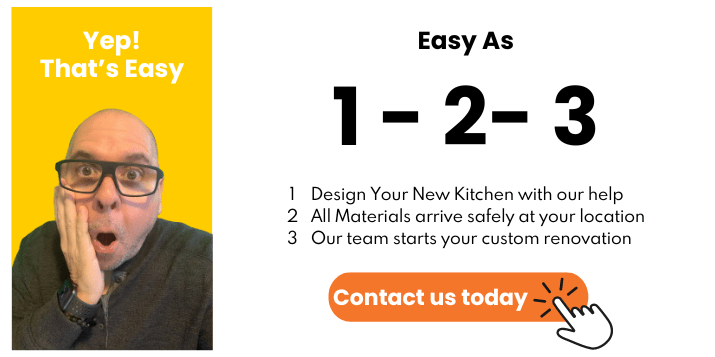 Barrie Kitchen Renovations - Easy as 1-2-3